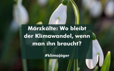 Was die Kälte mit dem Klimawandel zu tun hat